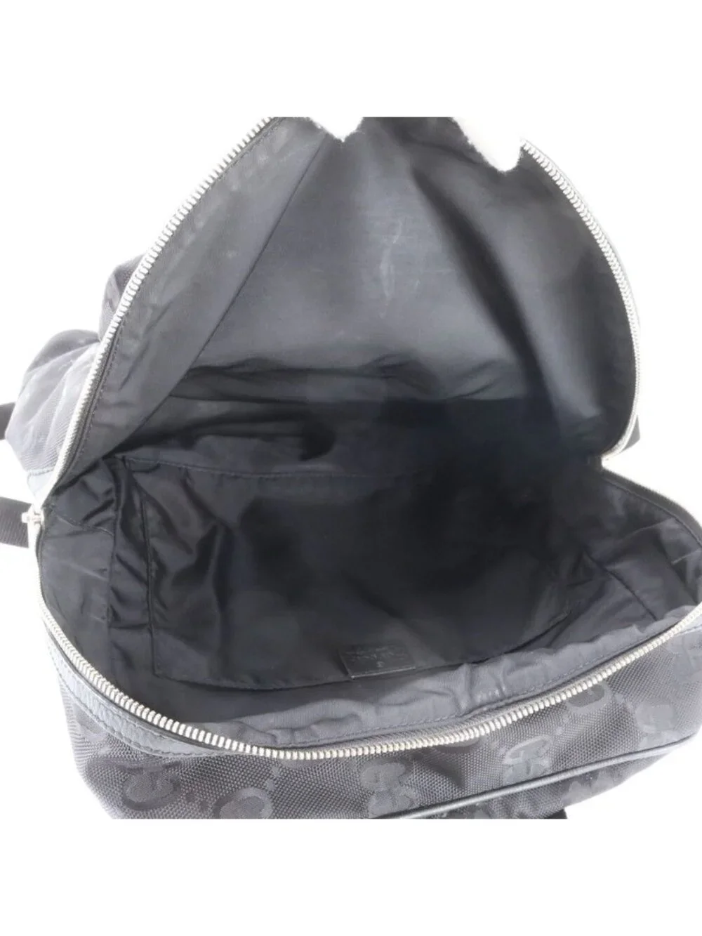 Gucci Off the Grid GG Nylon Leather Backpack Black